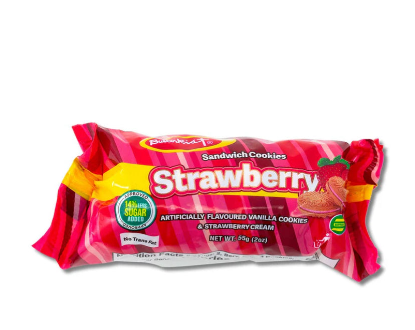 Butterkist Sandwich Cookies-Strawberry (3 Pack)
