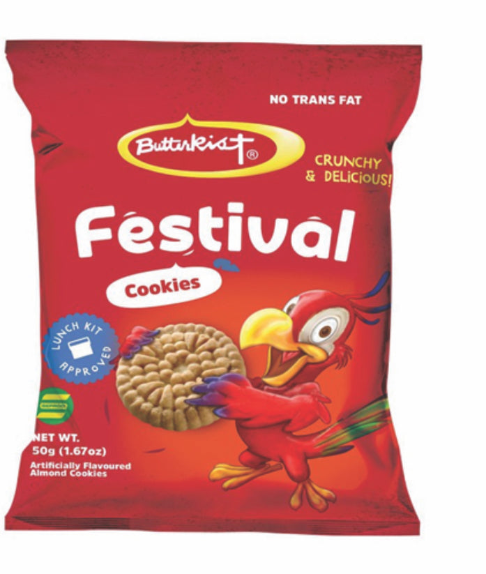 Butterkist Parrot Cookies-Festival (3 Pack)